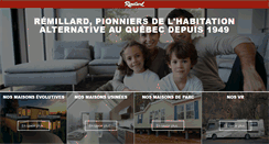Desktop Screenshot of maisonsremillard.com